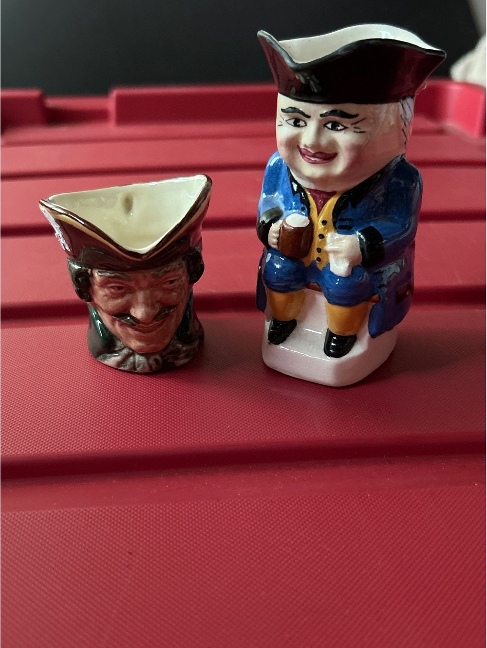 Vintage mini pitchers ceramic decor